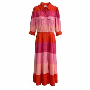 strapless open back dress Eliza Maxi Dress, in Light Pink Light Taffeta | Show Me Your Mumu main image 0